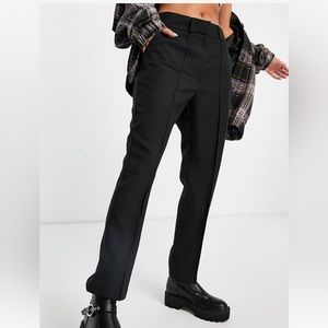 ASOS DESIGN tailored smart mix & match cigarette suit pants in black